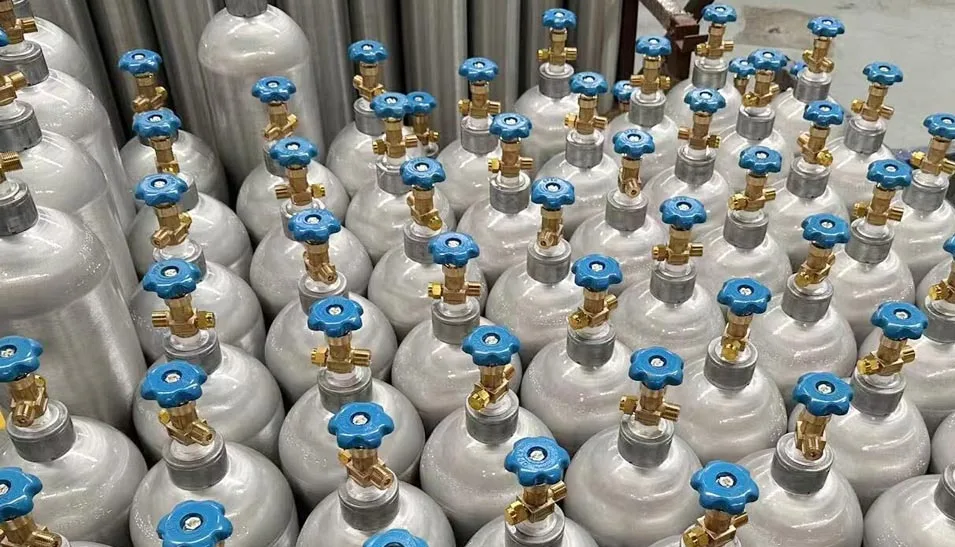 DINAK seamless steel gas cylinders WM II 219 series