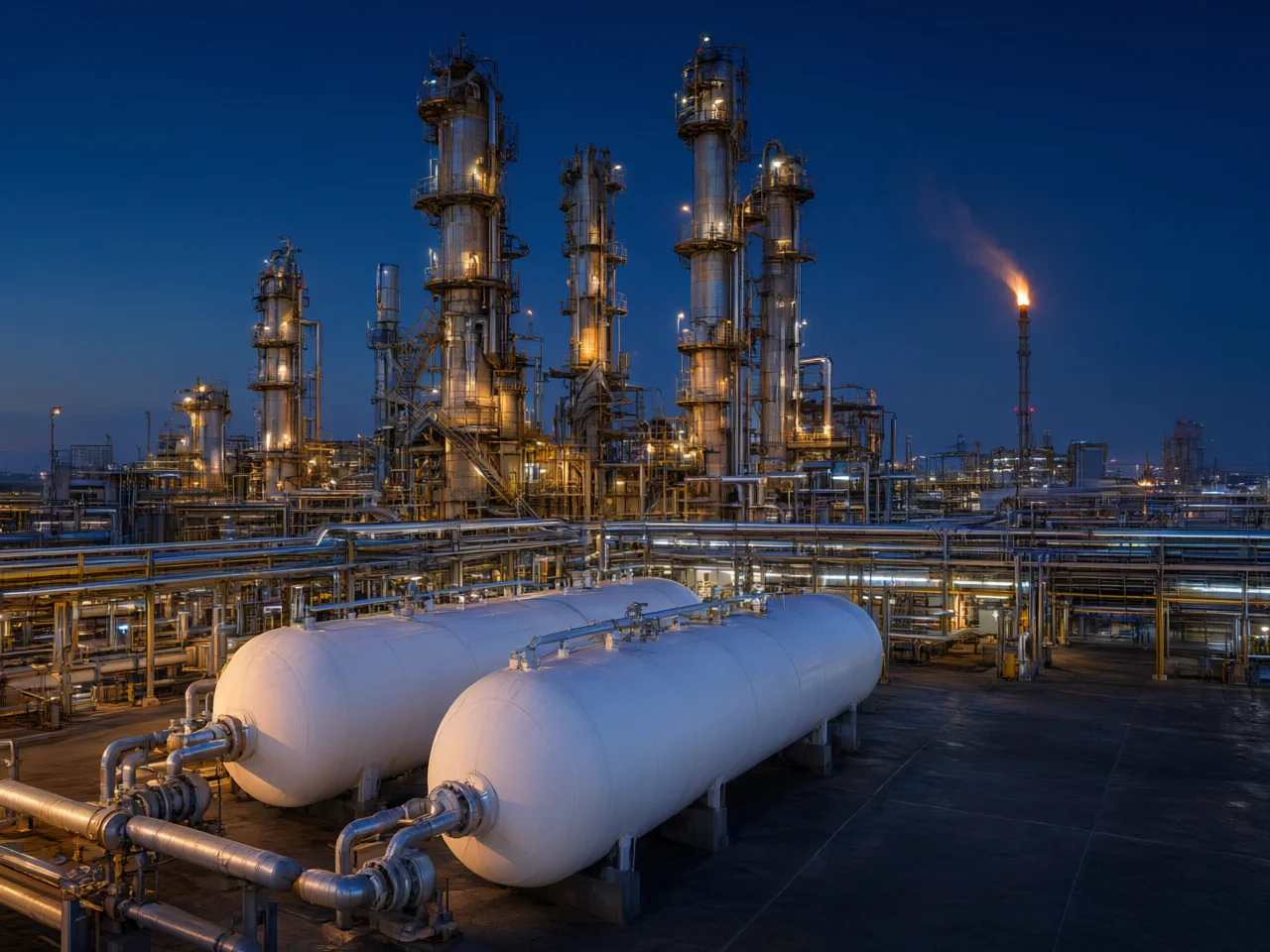 Chemical & Petrochemical gas applications (scene rendering)