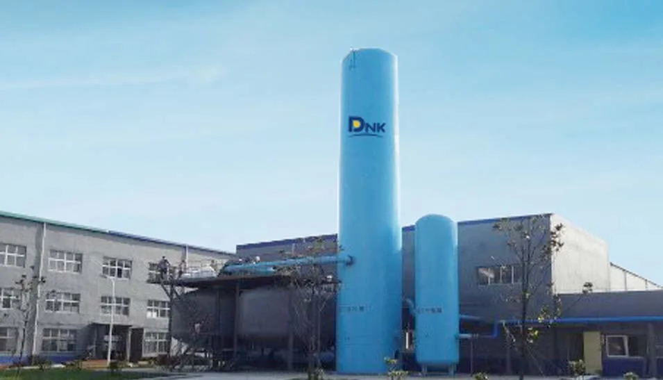 DINAK VPSA oxygen plant adsorption beds and blower house